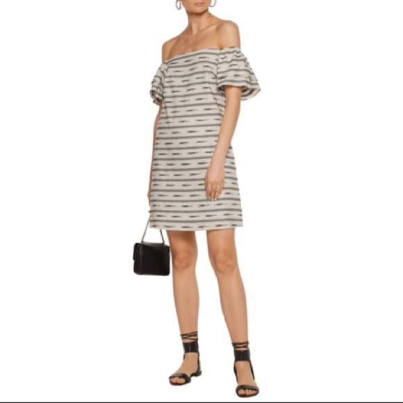 Alice + Olivia | Off-the-Shoulder Mini Dress - Picture 1 of 7